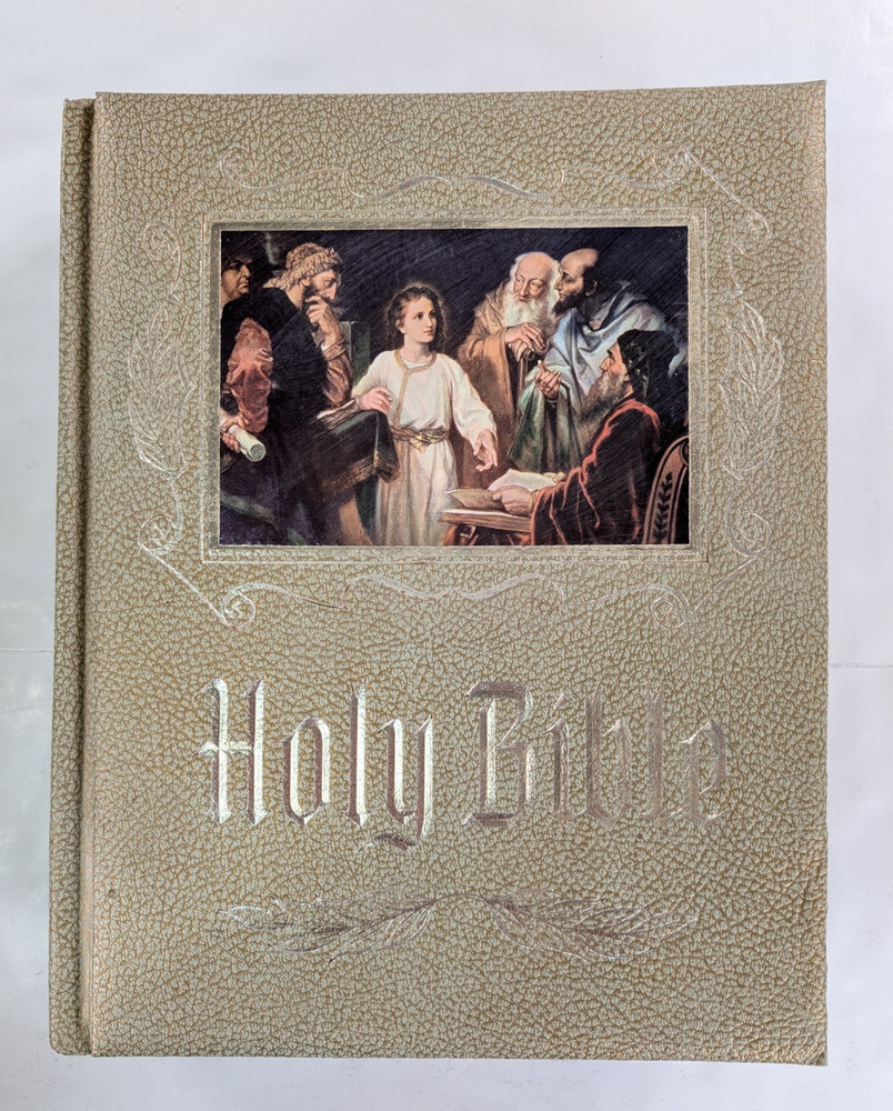 Vintage Holy Bible King James Version Red Letter Heirloom Bible Publishers 1971