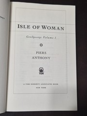 ​Isle of Woman Piers Anthony 1993 1st Ed 1st Printing HCDJ LN Mylar Geodyssey