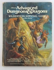 Official Advanced Dungeons and Dragons: Wilderness Survival Guide Kim Mohan ORIG