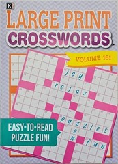 Kappa Large Print Crosswords Puzzle Books, 32 Different Volumes to Select U-PICK