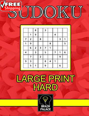 Sudoku: Large Print Hard (Large Sudoku Books)