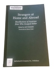 Strangers at Home and Abroad Wimmer 2000 First Ed Austrian Jews History