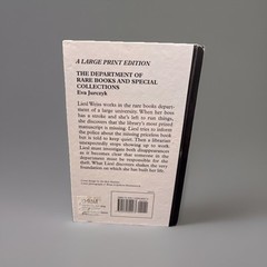 Department Of Rare Books And Special Collections RARE, large print mystery novel