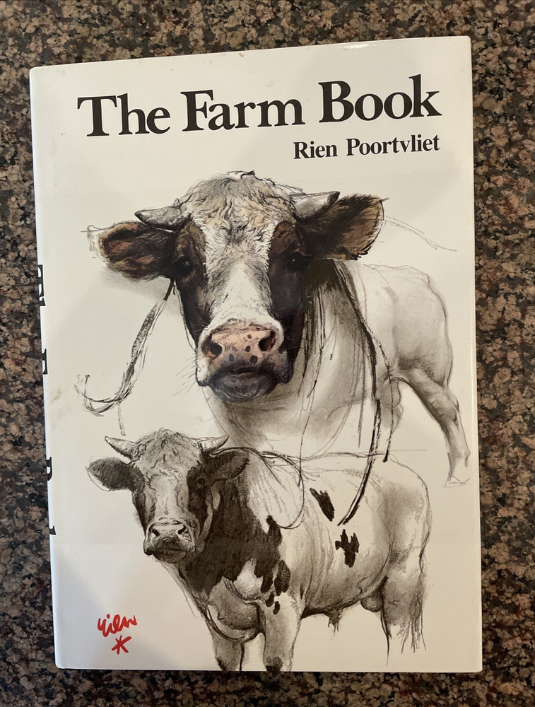 The Farm Book by Rien Poortvliet – Dutch Art – Hardcover – Excellent!