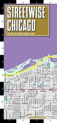 Streetwise Chicago Map – Laminated City Center Street Map of Chicago – VERY GOOD