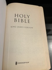 Holy Bible King James Version Red Letter Study Helps Dict. 2002 Zondervan KJV