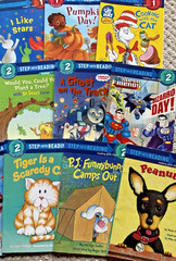 18 Step Into Reading Leveled Early Readers 1-2 Boys Girls Teachers PreK-2nd