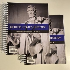 BJU United States History (5th ed) Teacher’s Edition Book 1 & 2