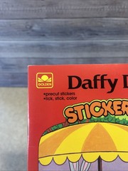 Daffy Duck Sticker Fun Golden Books 1980