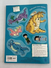 Vintage Dragon Tales Dragon Magic Coloring Activity Book Cut Out Doll Y2K