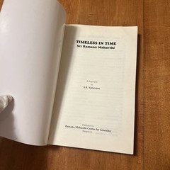 TIMELESS IN TIME: SRI RAMANA MAHARSHI, A BIOGRAPHY By A R Natarajan 1st Edition