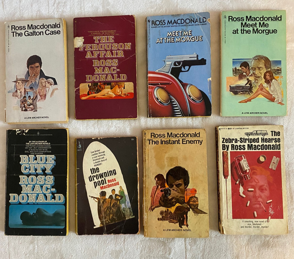 Lew Archer by Ross Macdonald CHOOSE YOUR TITLE: Rough Readers PB ‘70-90 POOR #4