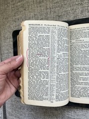 National Bible Press Holy Bible ☆ Old And New Testament Pronouncing Red Letter