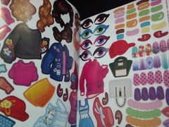 NEW Fashion sticker fun book over 80 stickers create & design fashion