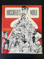Hirschfeld’s World Signed Book Al Hirschfeld Broadway Art Rare Autograph