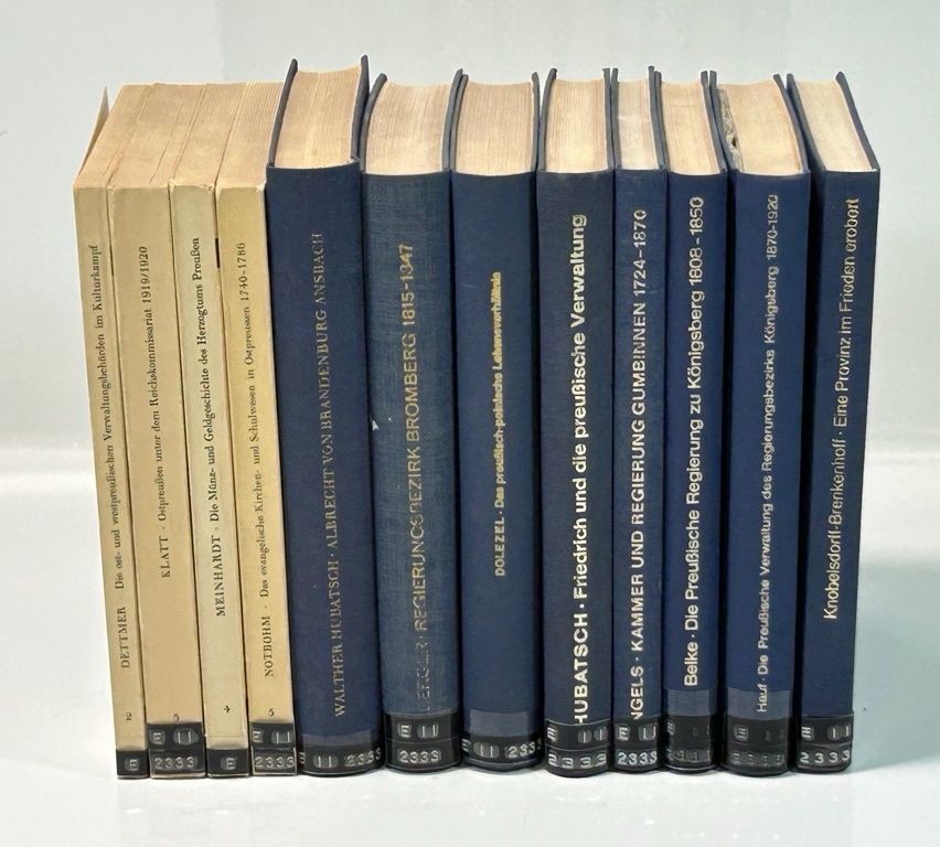 Studien zur Geschichte Preussens. Band 2 – 5, 8, 10, 14, 18, 20, 26, 31 und 37.