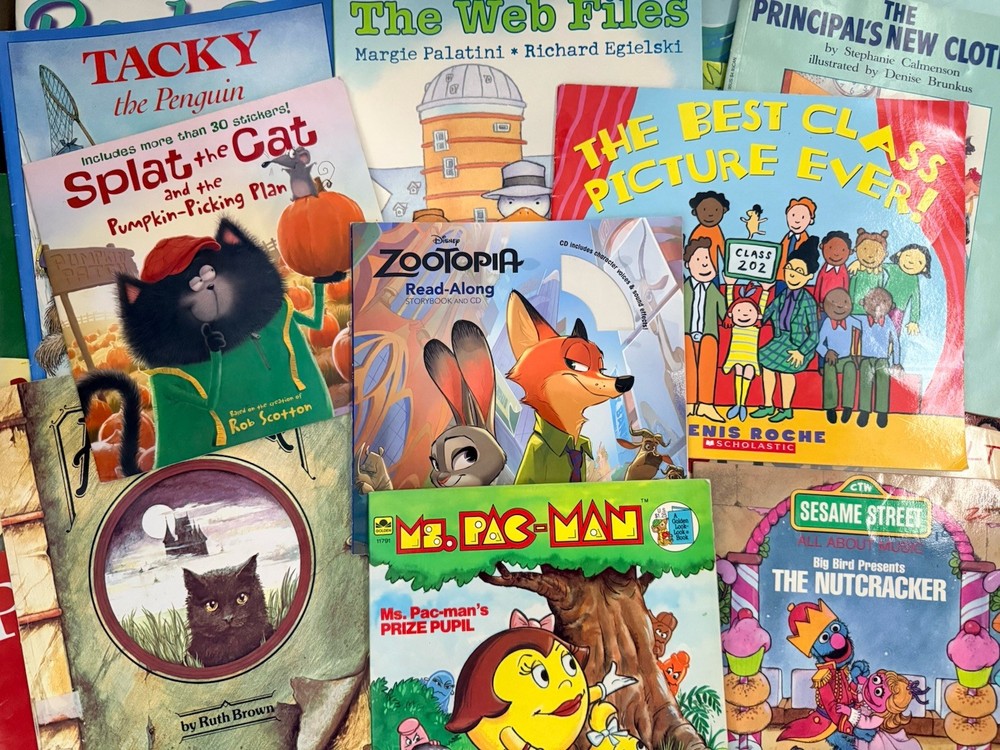 Instant Library Random Lot of 50 Books for Children’s/Kids/ Toddler/Preschool PB