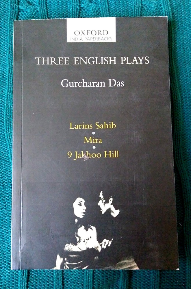 THEREE ENGLISH PLAYS BY GURCHARAN DAS (PAPERBACK) VERY GOOD FREE LOCAL POST