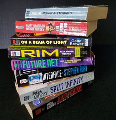 Lot Of 8 Mixed Titles & Authors Science Fiction & Fantasy PB Novels 1980s 1990s