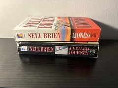 Veiled Journey + Lioness by Nell Brien Fiction Novel Bundle 1999 Romance 1990’s