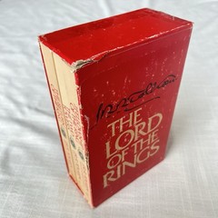 THE LORD OF THE RINGS by J.R.R. Tolkien 1965 3 Volume Box Set 2nd Ed 1st Print