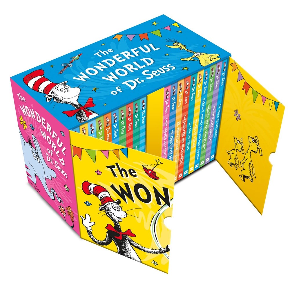 Dr Seuss 20 Book Box Set Hardback Kids Ages 3-7 Classic Collection Gift