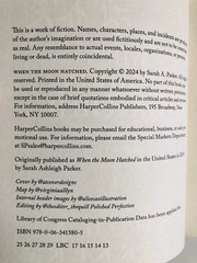 When the Moon Hatched SIGNED by Sarah A. Parker (2024, Trade Paperback)
