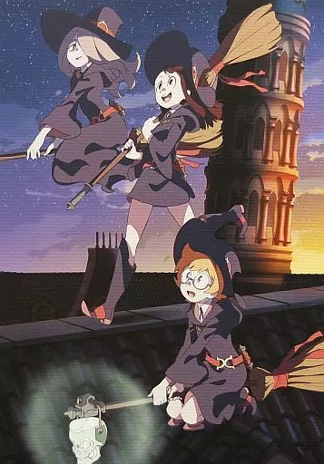 Little Witch Academia Canvas Art Board 13×9.5in Original Illustration