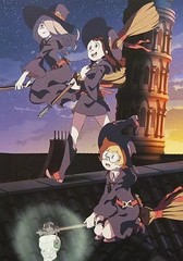 Little Witch Academia Canvas Art Board 13×9.5in Original Illustration