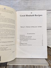 Great Rhubarb Recipes: Storey’s Country Wisdom Bulletin A-123 Booklet