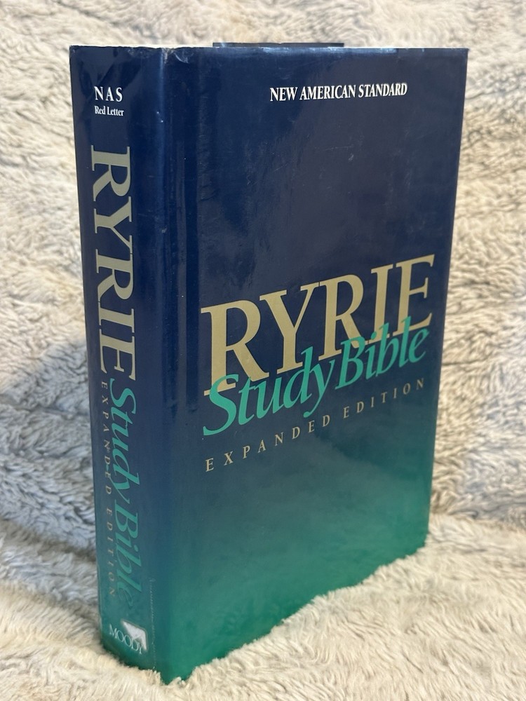 Ryrie Study Bible Expanded Edition NAS New American Standard Moody Hardcover