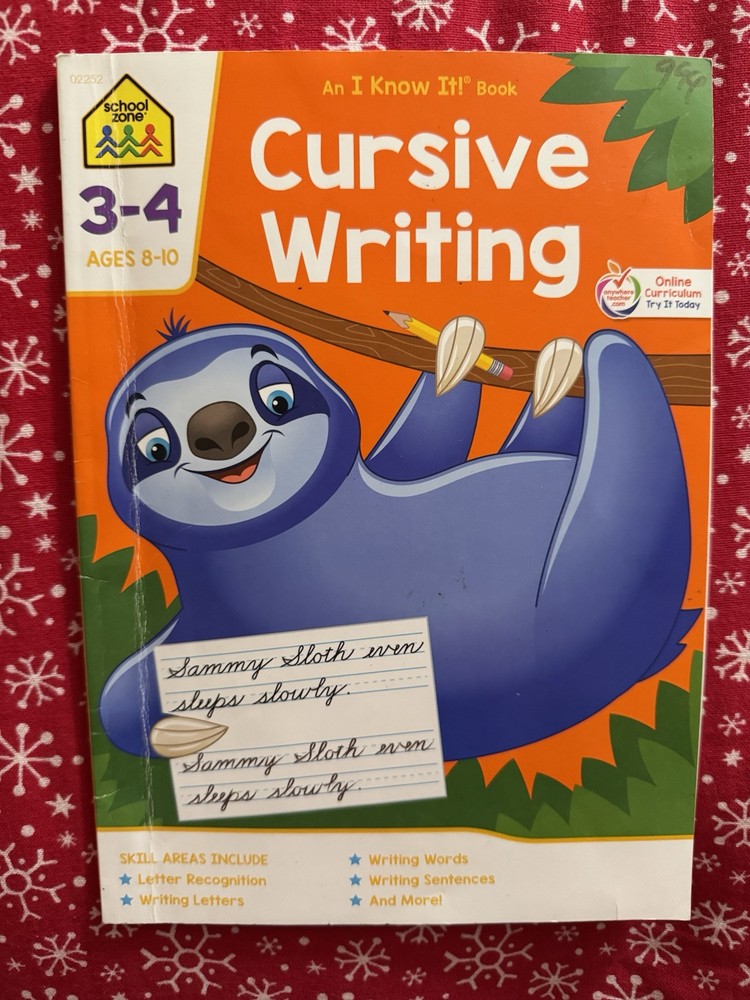 Cursive Writing 3-4 Ages 8-10 (Paperback or Softback)