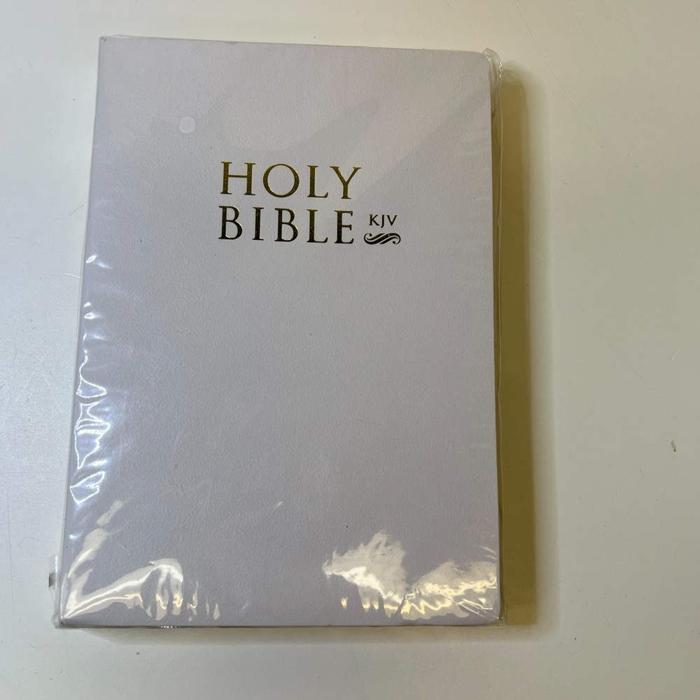 The Holy Bible King James Version White Old & New Testament KJV – NEW Sealed