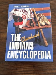 VTG SIGNED Cleveland Indians Encyclopedia Russel Schneider MLB Baseball HC DJ