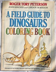 A Field Guide to Dinosaurs Coloring Book – Like New/Unused Vintage 1989 Rare PB