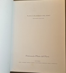Plata Y Plateros Del Peru