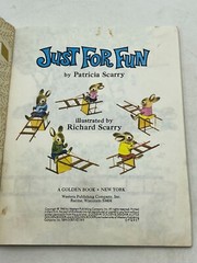 Little Golden Book Ser Richard Scarry’s Just for Fun by Patricia Scarry 1960