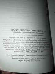 Kinsey: Crimes and Consequences by Reisman, 1998