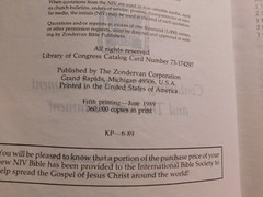 Holy Bible New International Version Old and New Testaments Bonded Leather