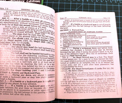 Vintage 1971 Football Rules & Case Books National Alliance NFHS High School