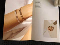 dinh van Paris A Summer Sculpted in Gold Jewelry Look Book 7 in L x 4.5 in W