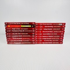 18x Silhouette Desire Romance Paperback Books/Novels – Multiple Titles/Authors