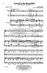 America the Beautiful SATB Samuel A. Ward