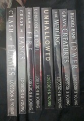 8 Signed Logsdon & Young Books in Limited Edition Box with PPD Badge & Card
