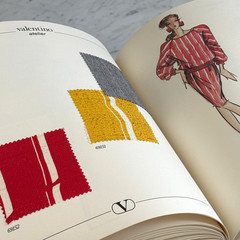 Valentino Atelier 1986 Swatch Book #115 – Vintage Spring Summer Haute Couture