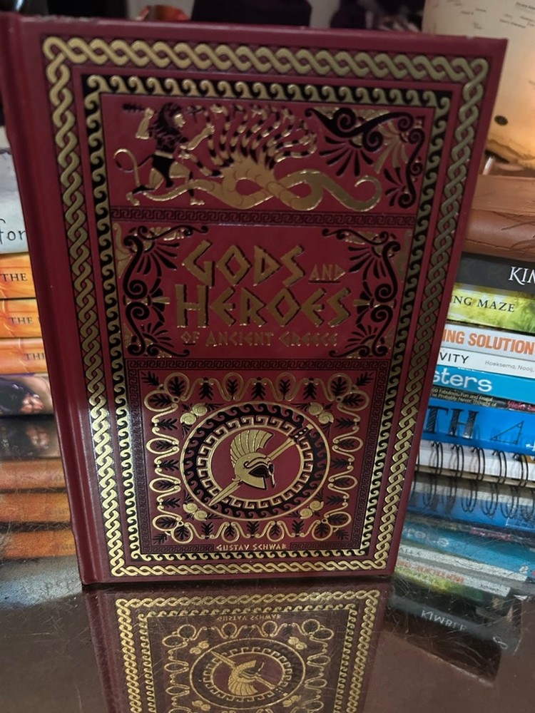 Unisex Unbranded Coffee Table Book One Size Red Gold Gods and Heroes