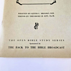 The Gospel of John Study Guide First Edition 1944 Paperback 108 Pages