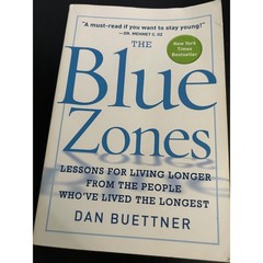 Nonfiction Book Blue White Lessons for Living Longer Dan Buettner National Geo