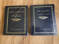 THE GREAT COMMANDERS SERIES BOOKS NEW Hardcover BRADLEY LONGSTREET
