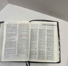 Premium Slimline Reference Bible NLT, Lg Print Bonded Leather TYNDALE